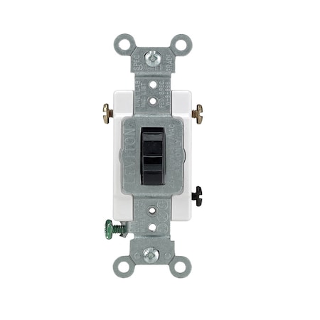 Leviton Comm Switch 3/W 20A Brn CS320-02S